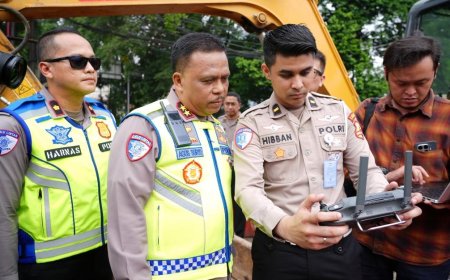 ETLE Drone Pantau Pelanggaran Lalu Lintas dari Udara Tanpa Mengganggu Aktivitas Masyarakat