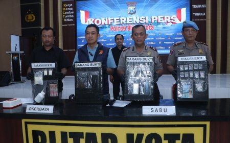 Polres Blitar Kota Tingkatkan Pengawasan terhadap Peredaran Narkotika
