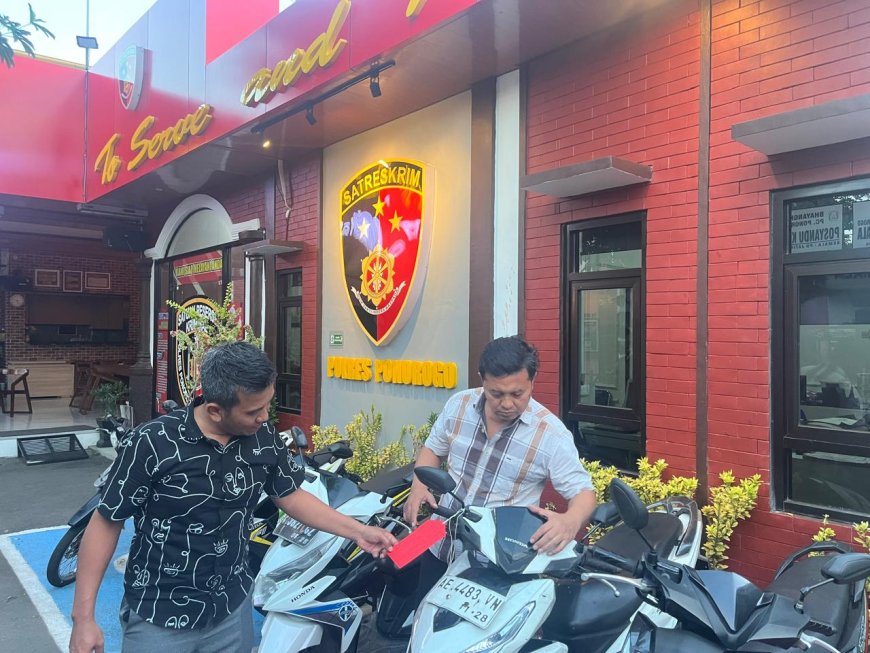 Tersangka Curanmor Antarwilayah Diringkus Tim URC