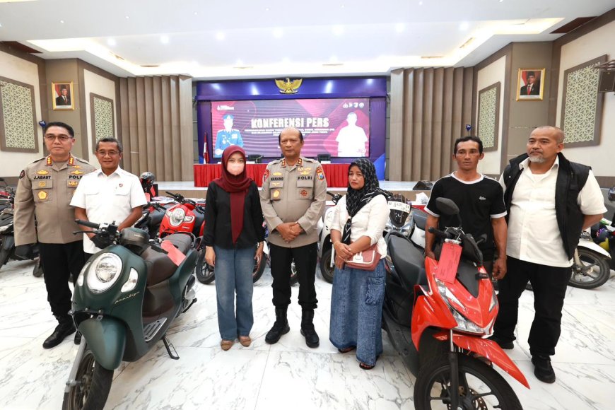 Polda Jatim Pastikan Pengembalian Motor Korban Tanpa Biaya
