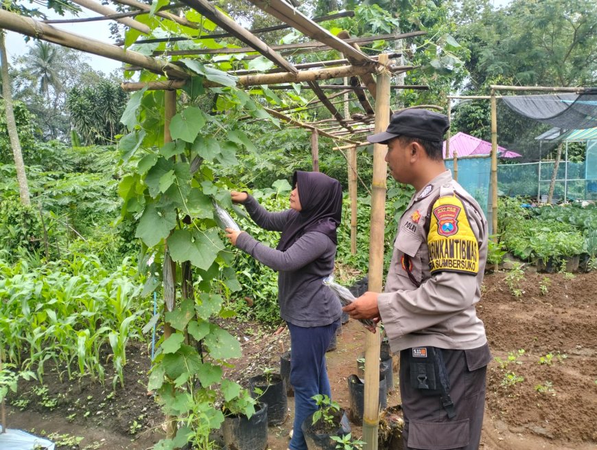 Polres Malang Kawal Pertanian Warga hingga Hasil Tani Dimanfaatkan